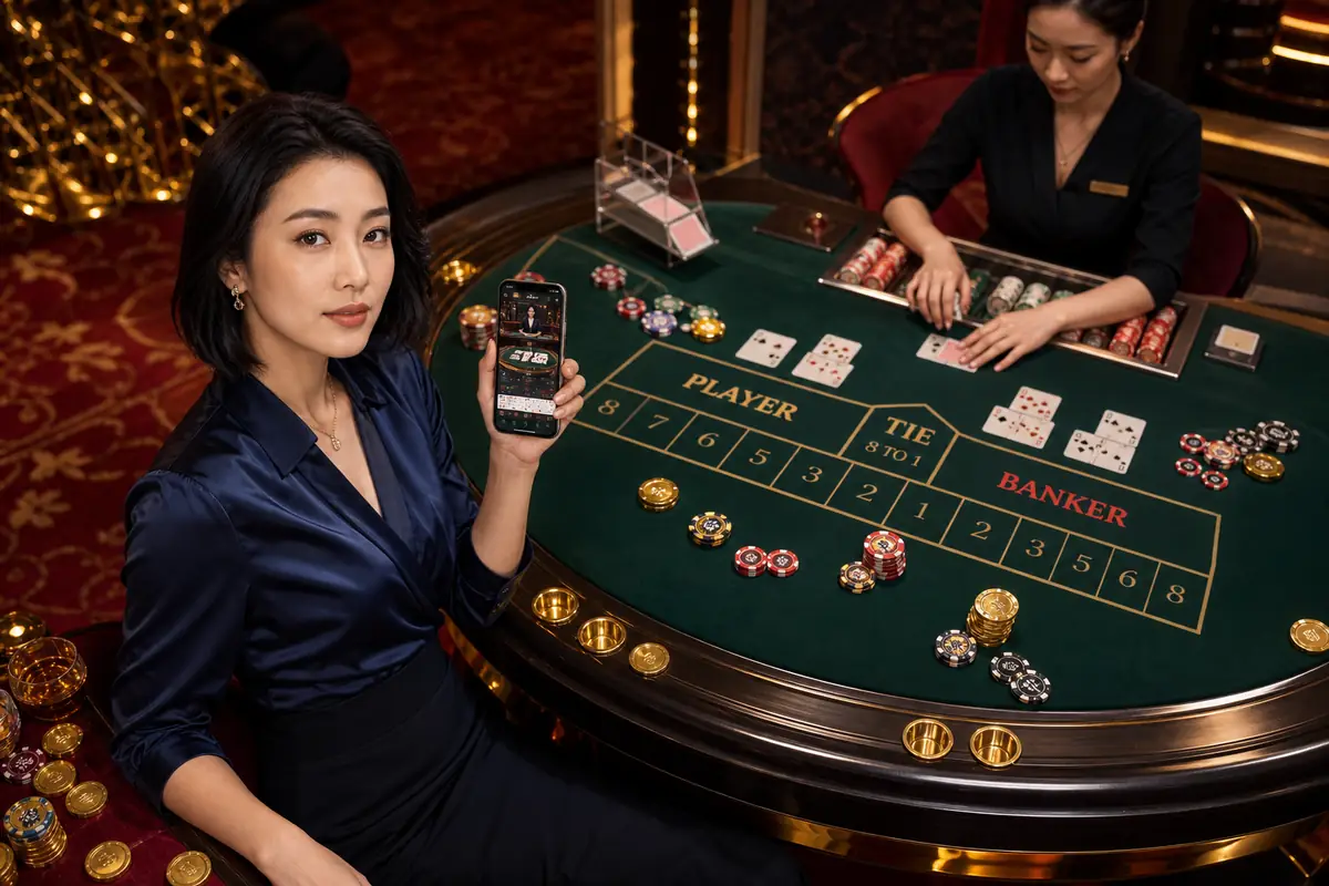 bm8 Baccarat Live Dealer ဂိမ်းဇာတ်ခင်း